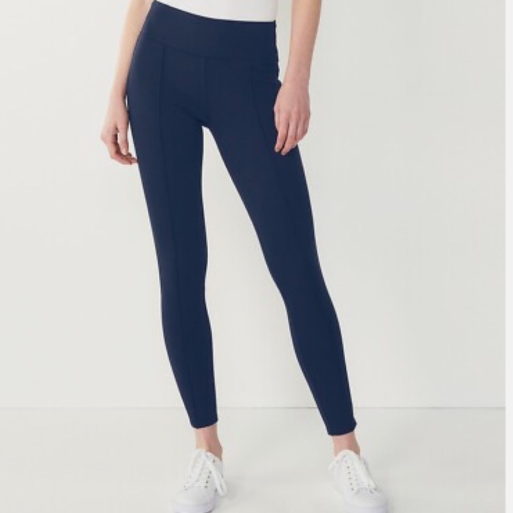 NWT Nine West Seamed Ponte Leggings - Sky Captain Navy